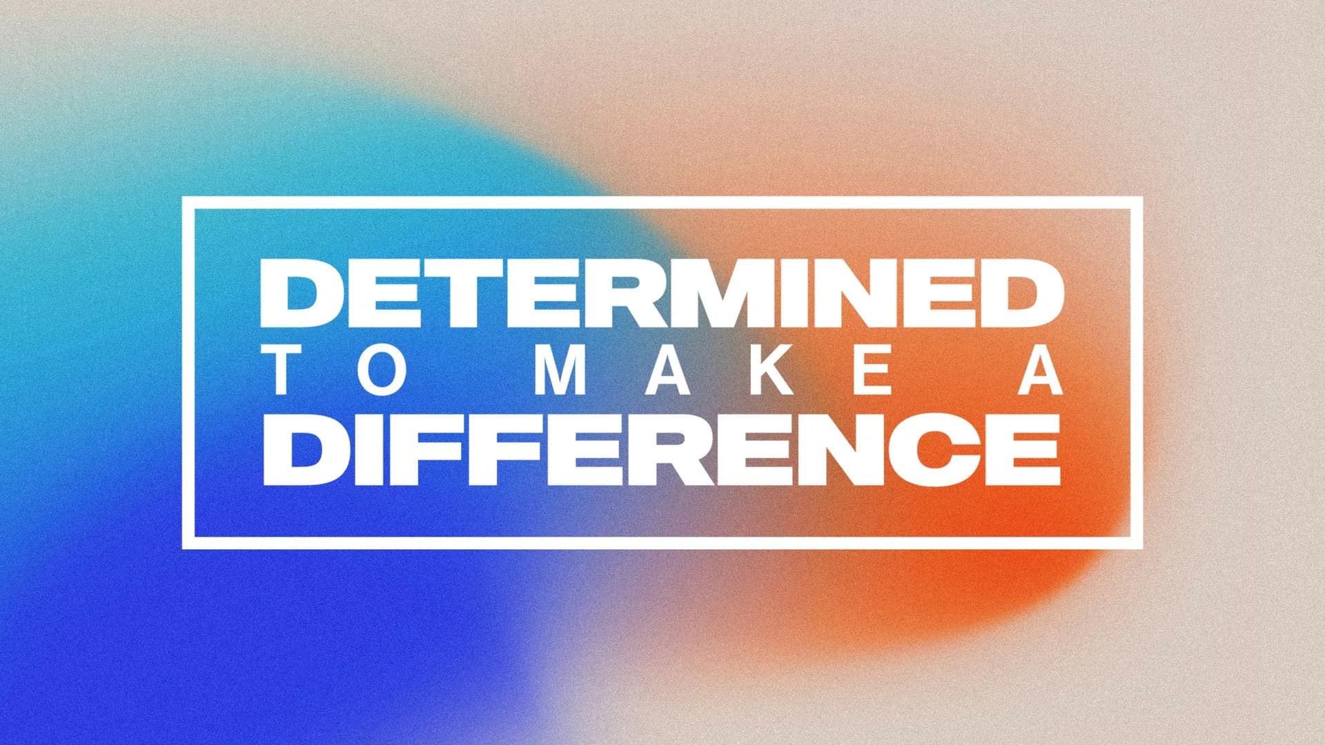The Joy of Making a Difference - Pastor Tom Wood