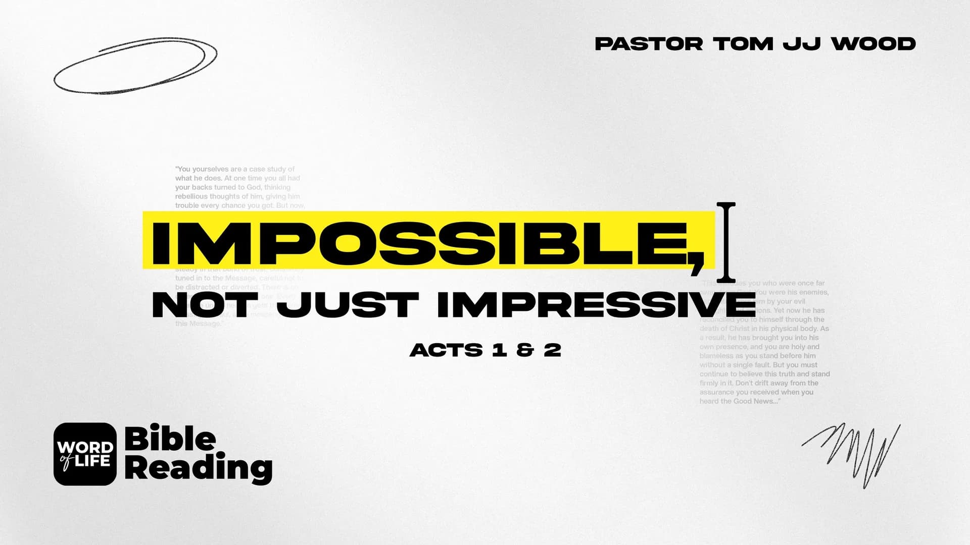 Impossible, Not Just Impressive
